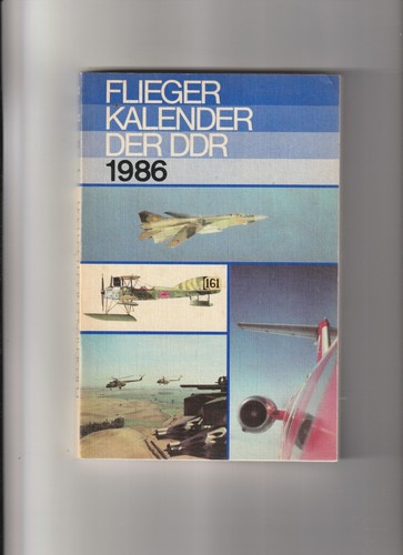 Fliegerkalender der ddr 1986 - der,