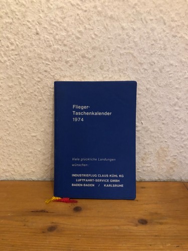 Flieger taschenkalender 1974 - flieger-taschenkalender,